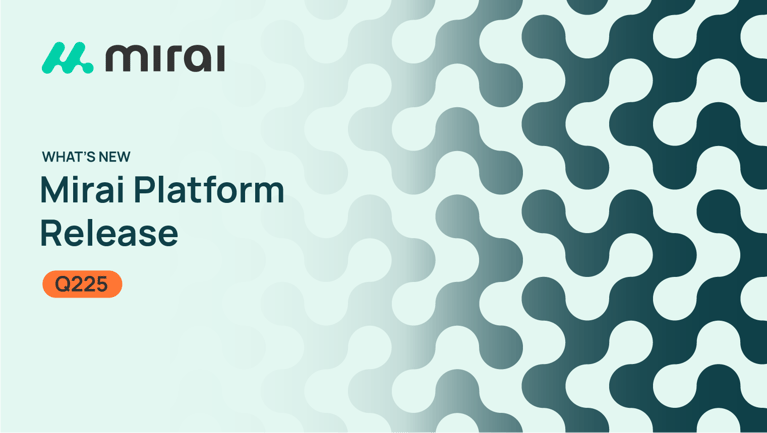 Mirai Platform Q225: Expanding Modeling Capabilities for Strategic Insights and Risk Mitigation